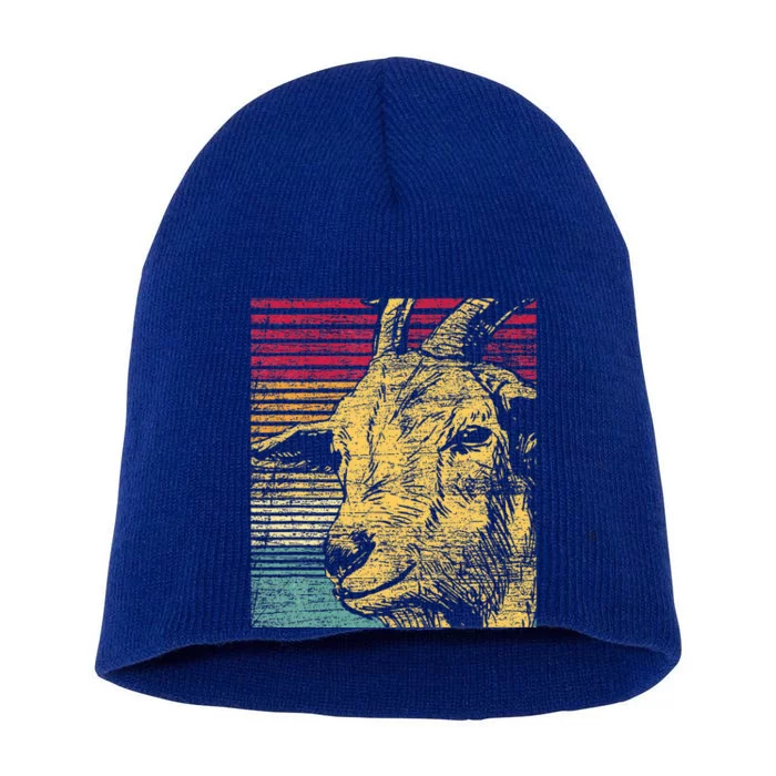 Retro Goat Short Acrylic Beanie