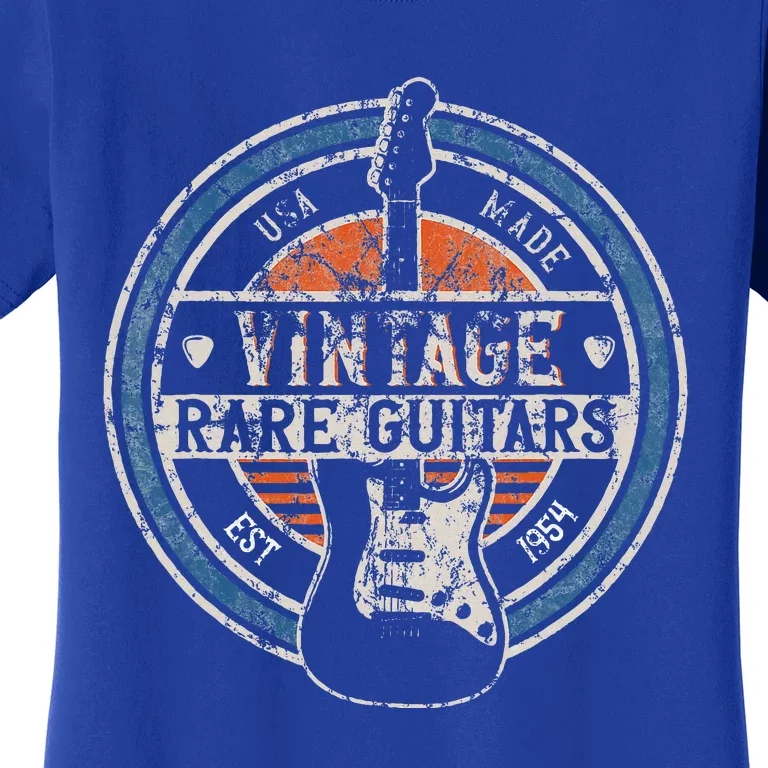 Rare Guitars Retro American Made Guitarist Women's T-Shirt