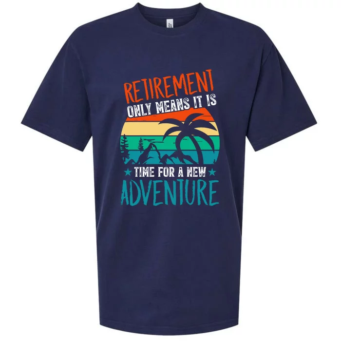 Retirement Gift Retired New Adventure Sueded Cloud Jersey T-Shirt