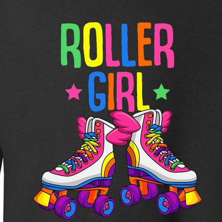 Roller Girl Roller Skates Skating Toddler Sweatshirt