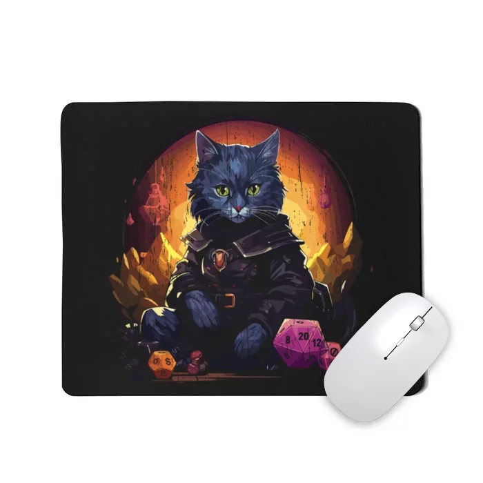 Rpg Gaming Role Playing D20 Tabletop Games Funny Rpg Gamer Mousepad