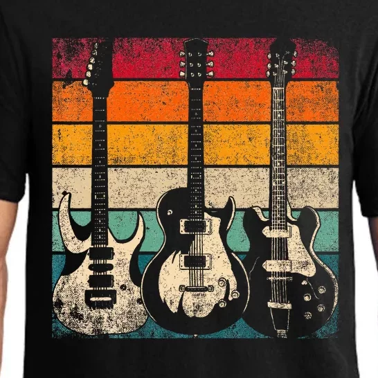 Retro Guitar Pajama Set