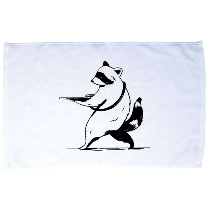 Raccoon Gun Microfiber Hand Towel