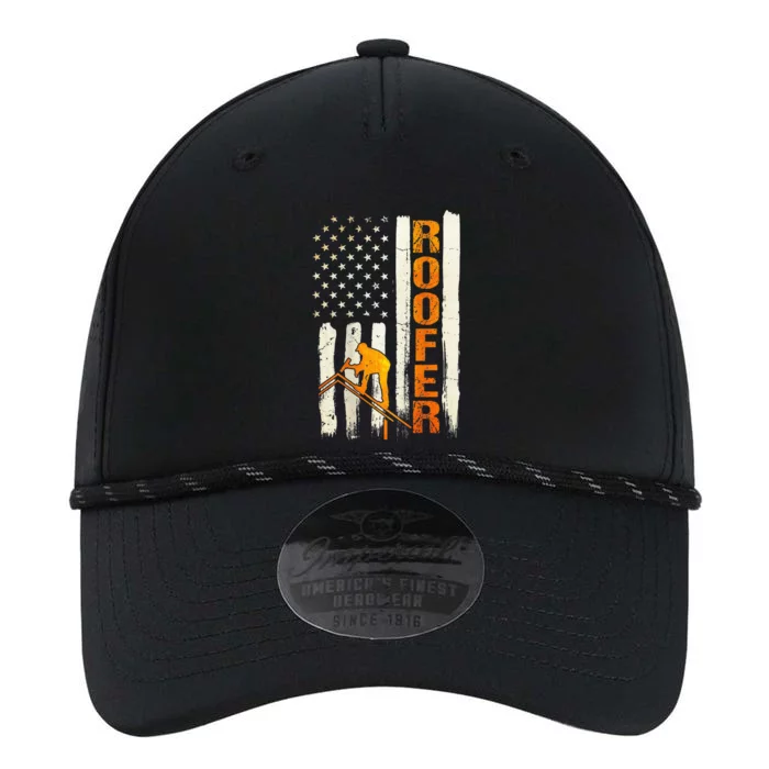 Roofer Gifts Roofing Design On Back Of Clothing Performance The Dyno Cap