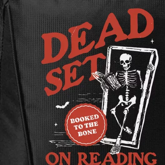 Retro Ghost Reading Books City Backpack