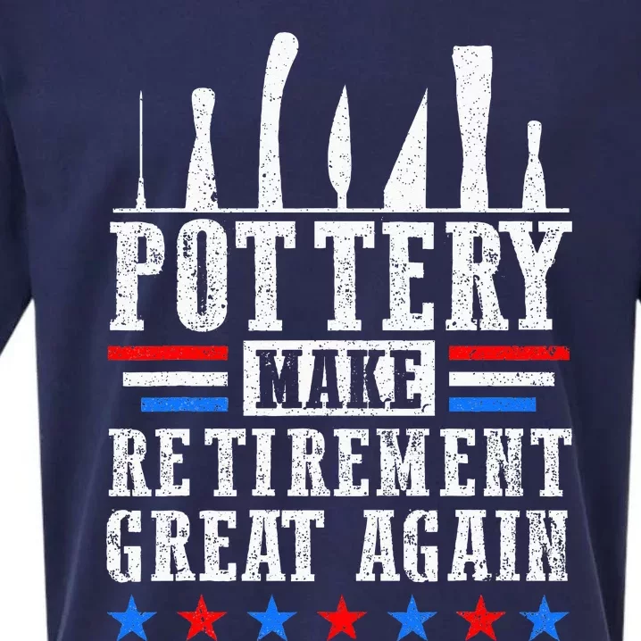 Retiret Great Retired Potter Pottery Artist Sueded Cloud Jersey T-Shirt