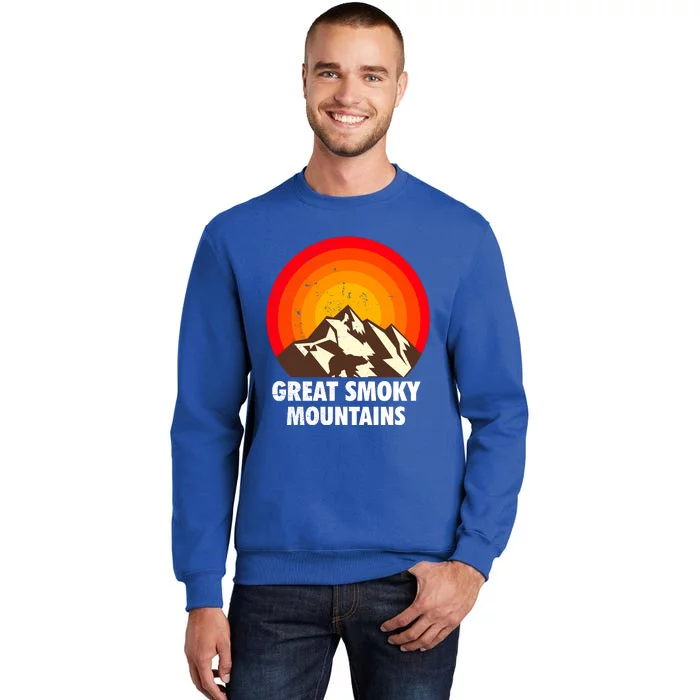 Retro Great Smoky Mountains National Park Bear Vintage Gift Tall Sweatshirt