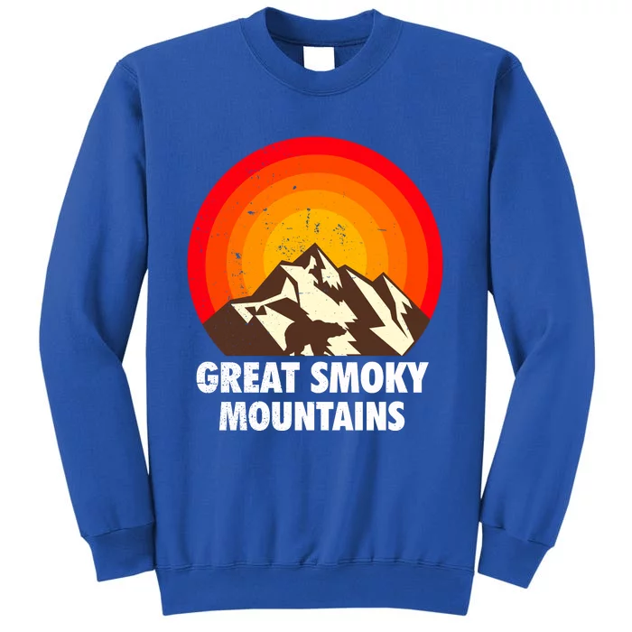 Retro Great Smoky Mountains National Park Bear Vintage Gift Tall Sweatshirt