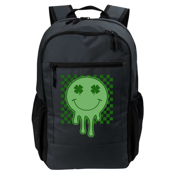 Retro Groovy St Patricks Smiley Daily Commute Backpack