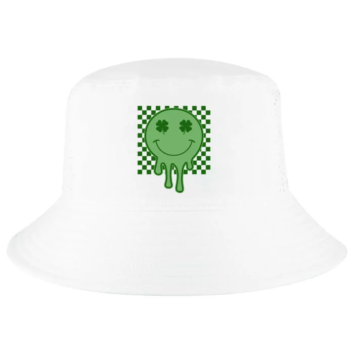 Retro Groovy St Patricks Smiley Cool Comfort Performance Bucket Hat