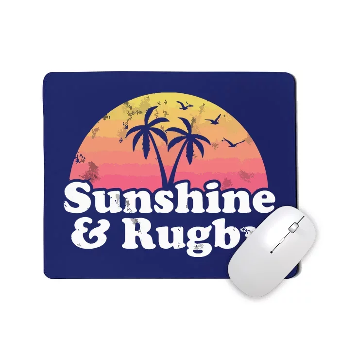 Rugby Gift Sunshine And Rugby Mousepad