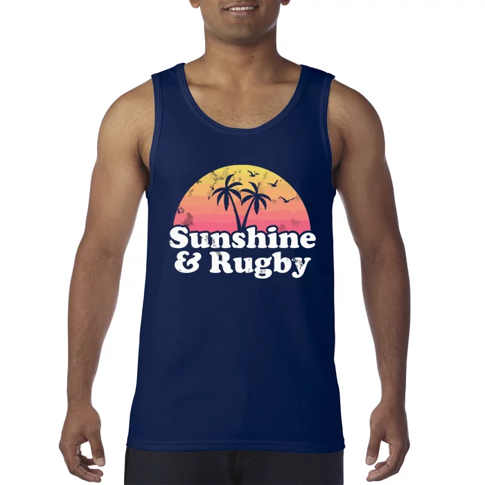 Rugby Gift Sunshine And Rugby Tank Top