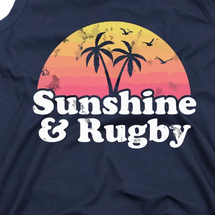 Rugby Gift Sunshine And Rugby Tank Top