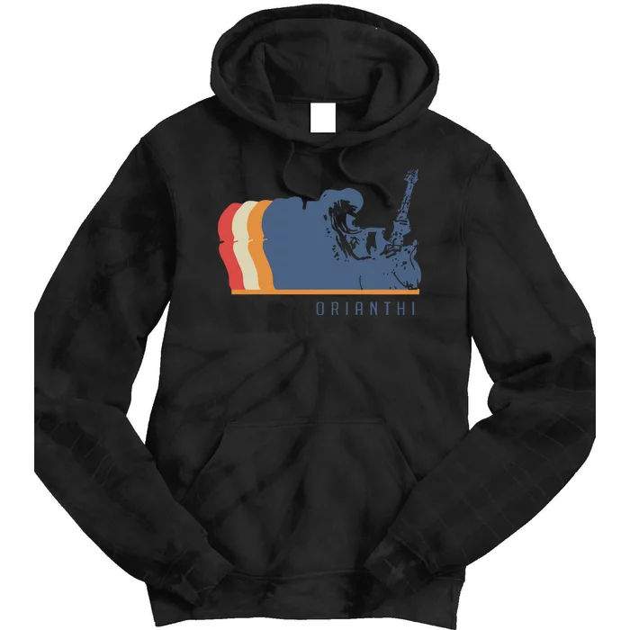 Retro Groove Silhouette Tie Dye Hoodie