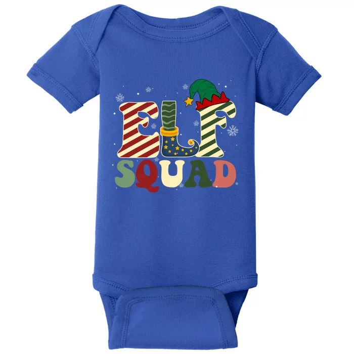 Retro Groovy Squad Christmas Matching Family Xmas Pjs Gift Baby Bodysuit