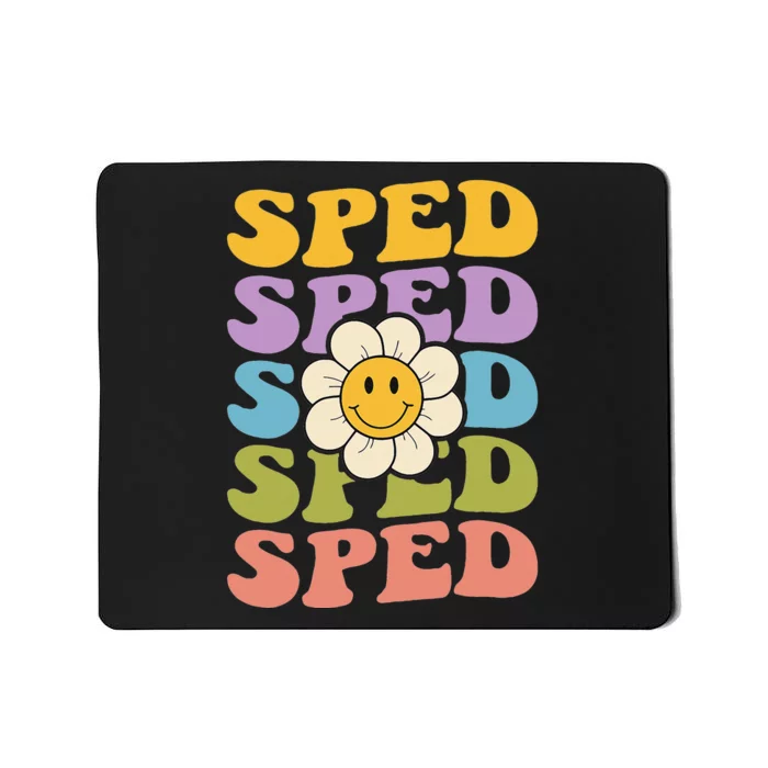 Retro Groovy SPED Teachers Back to School SPED Mousepad