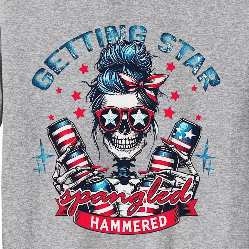 Retro Getting Star Spangled Hammered America 4th Of July Sweatshirt