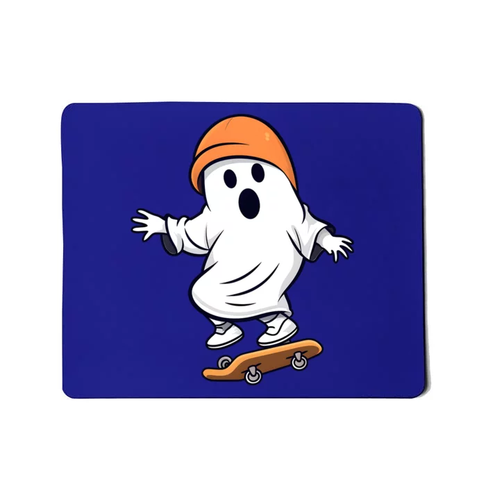 Retro Ghost Skateboard Skateboarding Halloween Spooky Season Great Gift Mousepad