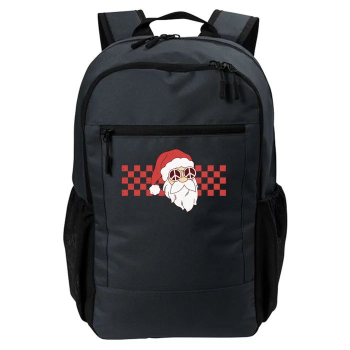 Retro Groovy Santa Claus Christmas Daily Commute Backpack