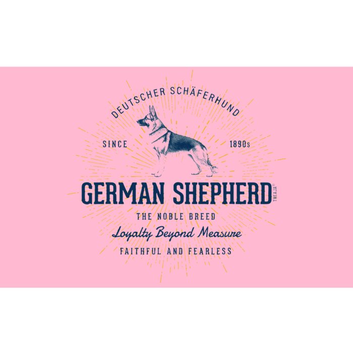 Retro German Shepherd Vintage Bumper Sticker