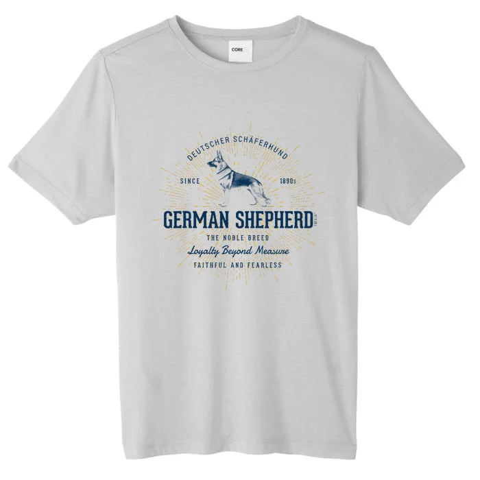 Retro German Shepherd Vintage ChromaSoft Performance T-Shirt