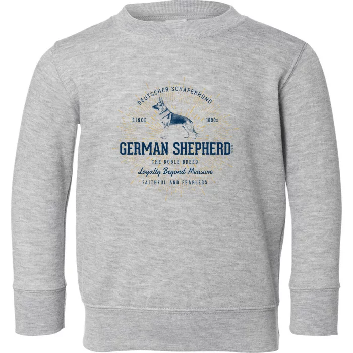 Retro German Shepherd Vintage Toddler Sweatshirt