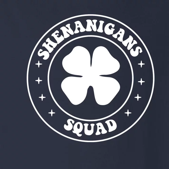 Retro Groovy Shenanigans Squad Saint Patricks Day Toddler Long Sleeve Shirt