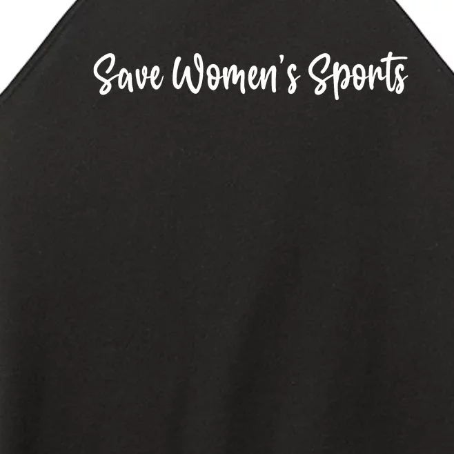 Save Womens Sports Riley Gaines Women’s Perfect Tri Rocker Tank