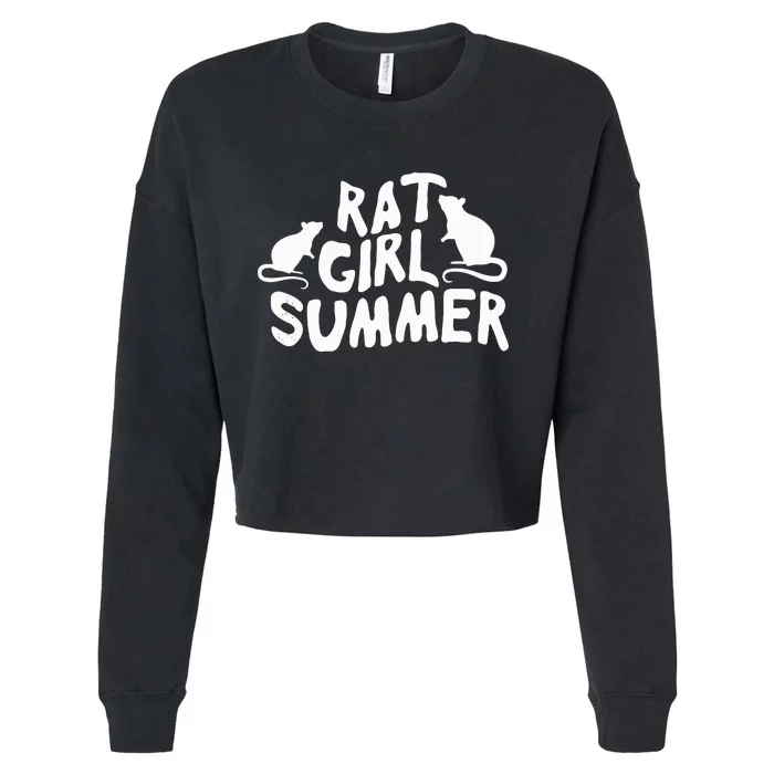 Rat Girl Summer Cropped Pullover Crew