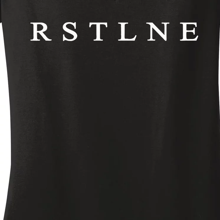 Rstlne Game Show Letters Final Round Women's V-Neck T-Shirt