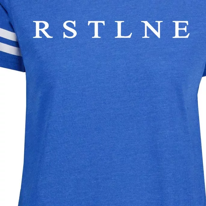 Rstlne Game Show Letters Final Round Enza Ladies Jersey Football T-Shirt