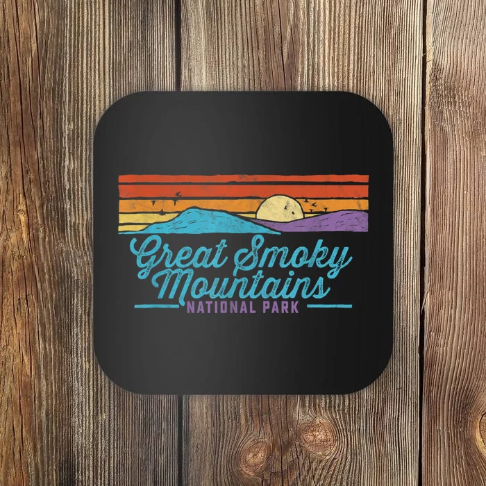 Retro Great Smoky Mountains National Park Coaster