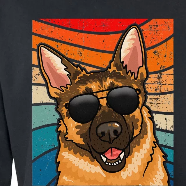 Retro German Shepherd German Shepherd Dog Cropped Pullover Crew