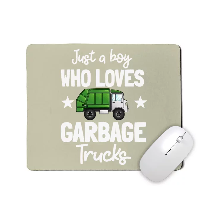 Recycling Garbage Truck Recycle Trash Collector Earth Day Mousepad