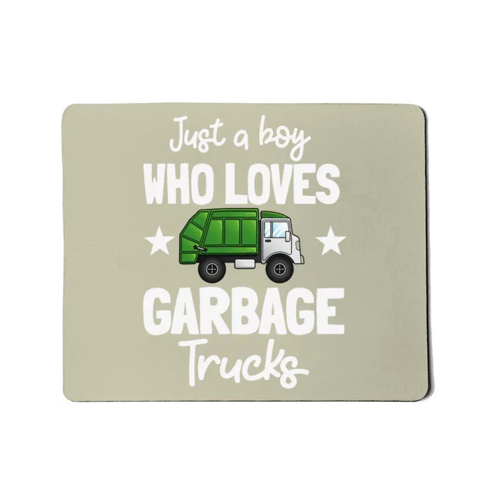 Recycling Garbage Truck Recycle Trash Collector Earth Day Mousepad