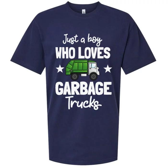 Recycling Garbage Truck Recycle Trash Collector Earth Day Sueded Cloud Jersey T-Shirt