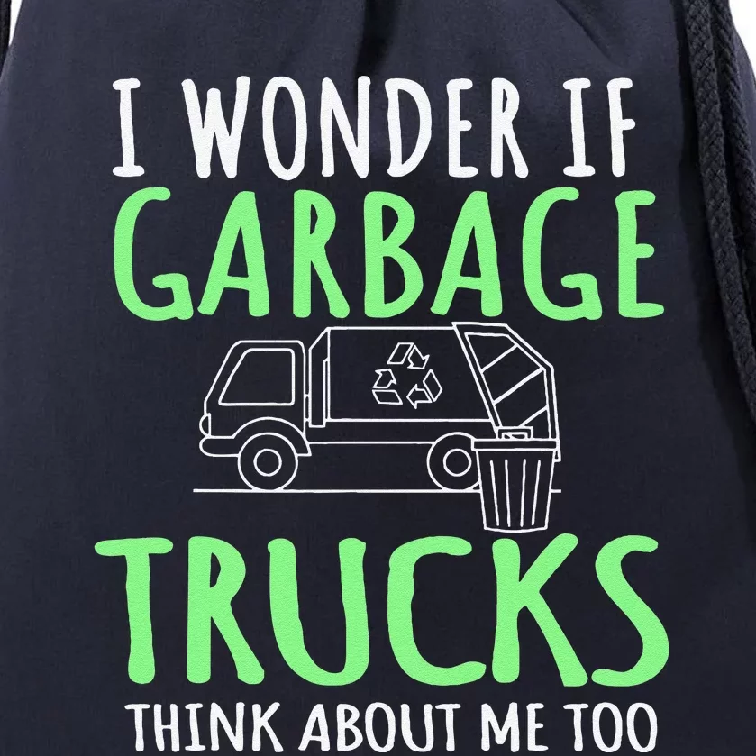 Recycling Garbage Truck Trash Collector Recycle Earth Day Drawstring Bag