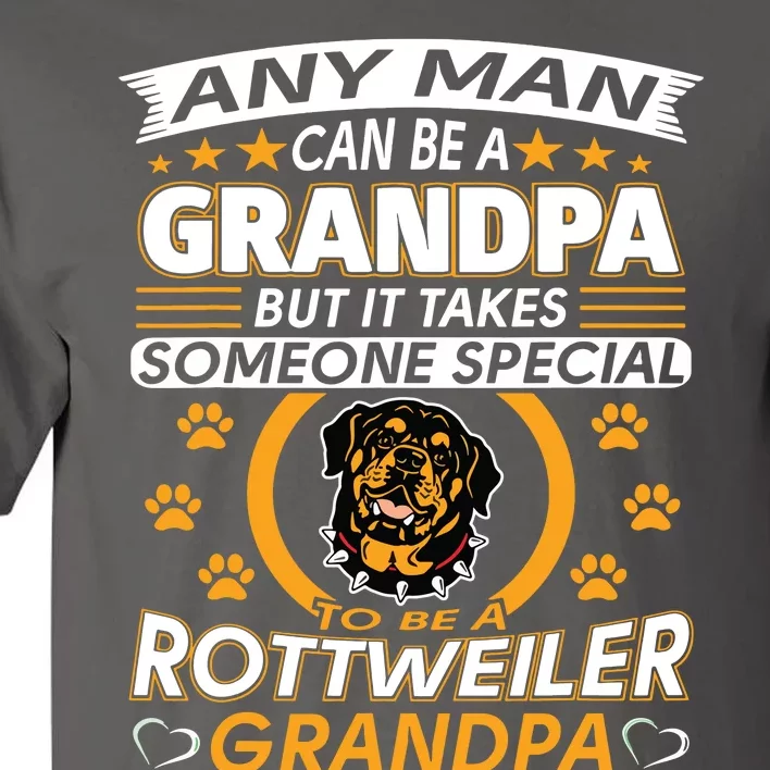 Rottweiler Grandpa T Best Gift For Grandparents Day Tall T-Shirt