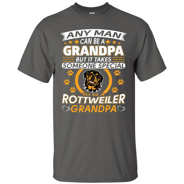 Rottweiler Grandpa T Best Gift For Grandparents Day Tall T-Shirt