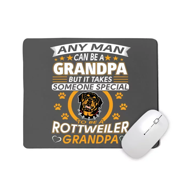 Rottweiler Grandpa T Best Gift For Grandparents Day Mousepad