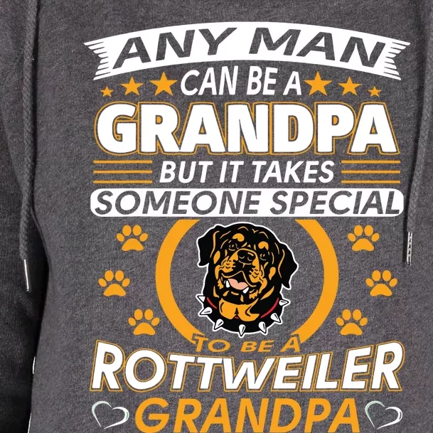 Rottweiler Grandpa T Best Gift For Grandparents Day Womens Funnel Neck Pullover Hood