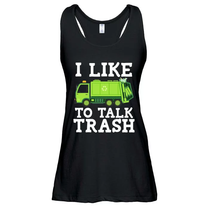 Recycling Garbage Truck Trash Collector Recycle Earth Day Ladies Essential Flowy Tank