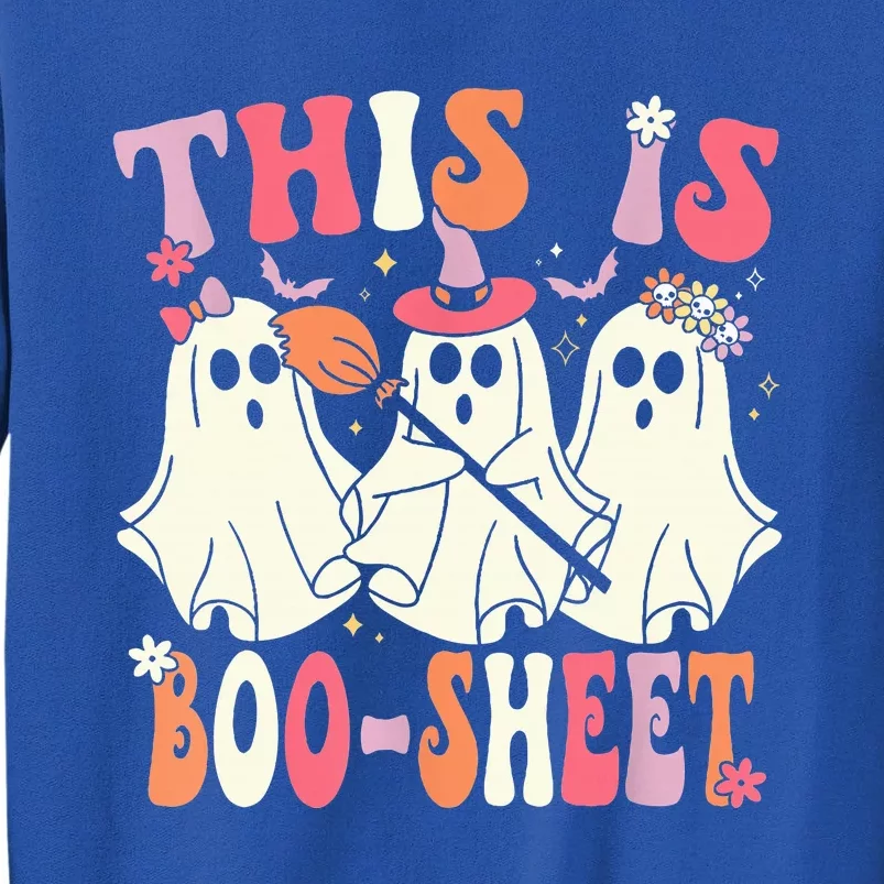 Retro Groovy This Is Some Boo Sheet Halloween Ghost Funny Sweatshirt