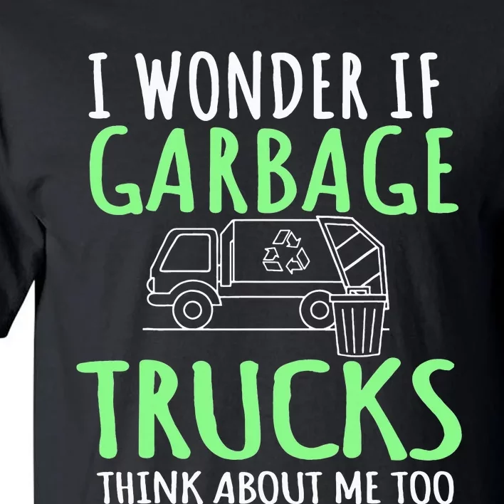 Recycling Garbage Truck Trash Collector Recycle Earth Day Tall T-Shirt