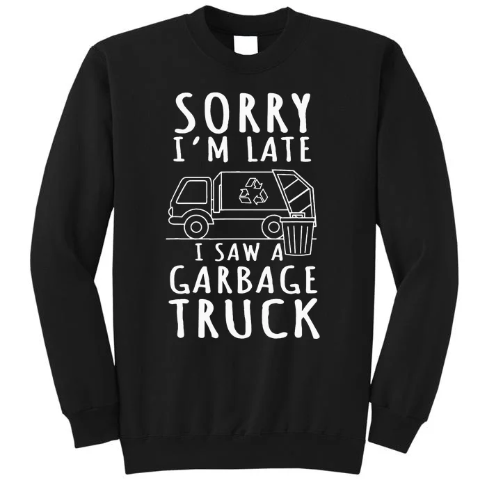 Recycling Garbage Truck Trash Collector Recycle Earth Day Tall Sweatshirt