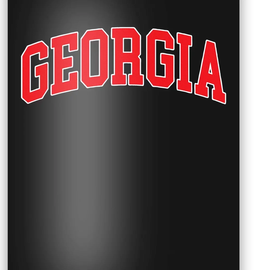 retro Georgia Throwback Design Print Classic Poster