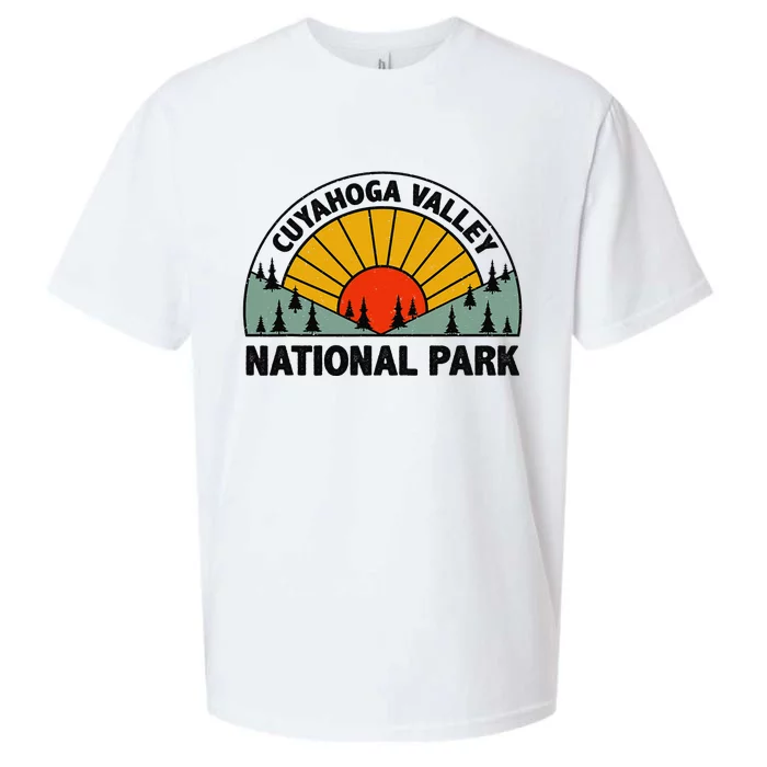 Retro Graphic Travel Lovers Cuyahoga Valley National Park Sueded Cloud Jersey T-Shirt