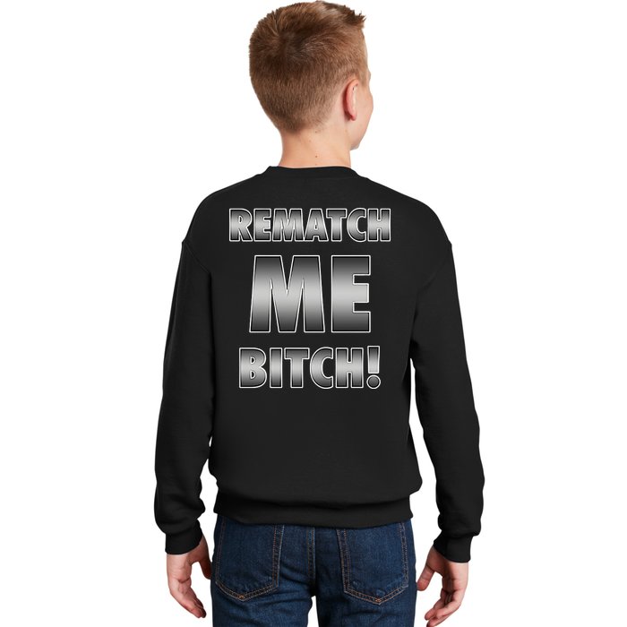 Ryan Garcia Tanks 1 Fan Rematch Me Bitch Front & Back Kids Sweatshirt