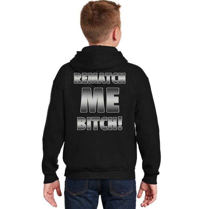 Ryan Garcia Tanks 1 Fan Rematch Me Bitch Front & Back Kids Hoodie