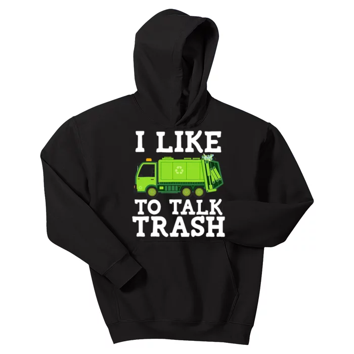 Recycling Garbage Truck Trash Collector Recycle Earth Day Kids Hoodie